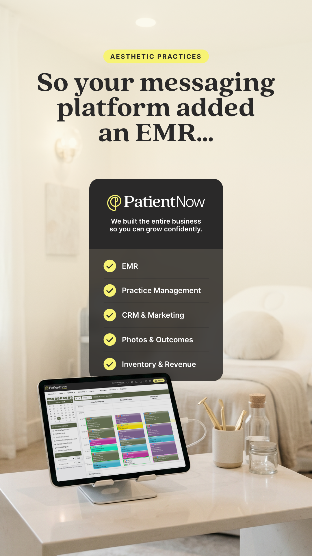 PatientNow Facebook ad