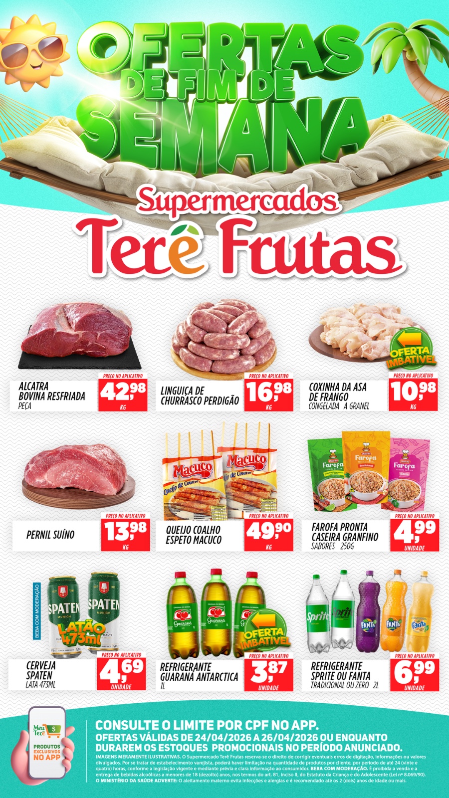 Super Terê Frutas Piabetá Facebook ad