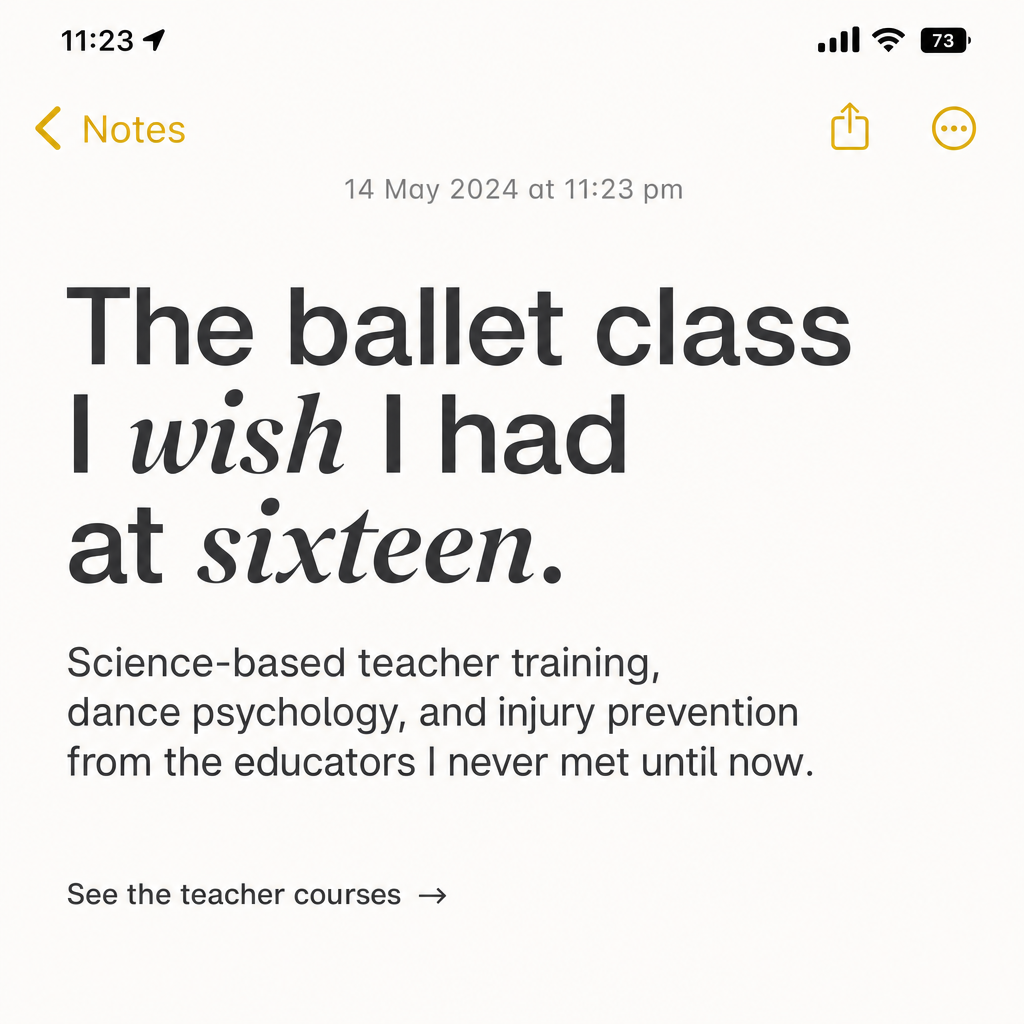 Dance Masterclass Facebook ad