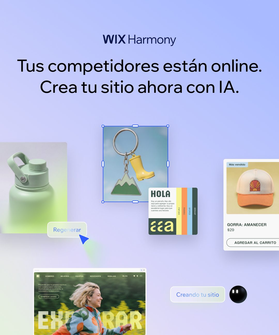 Wix Facebook ad