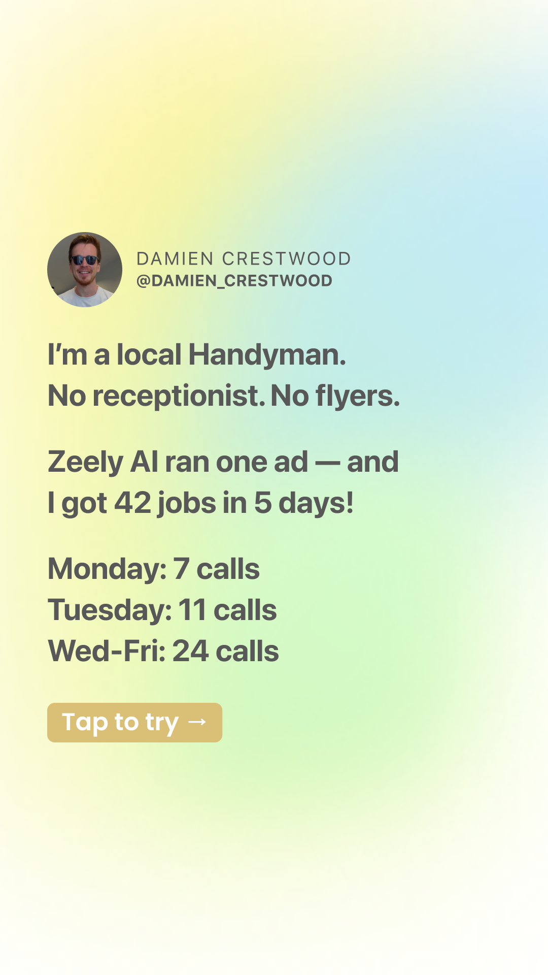 Zeely Facebook ad