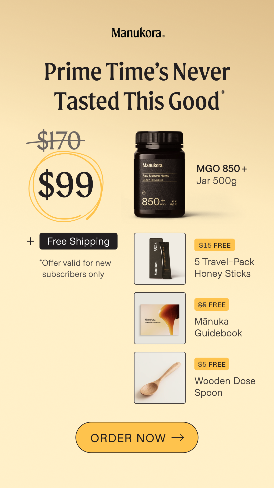 Manukora Facebook ad