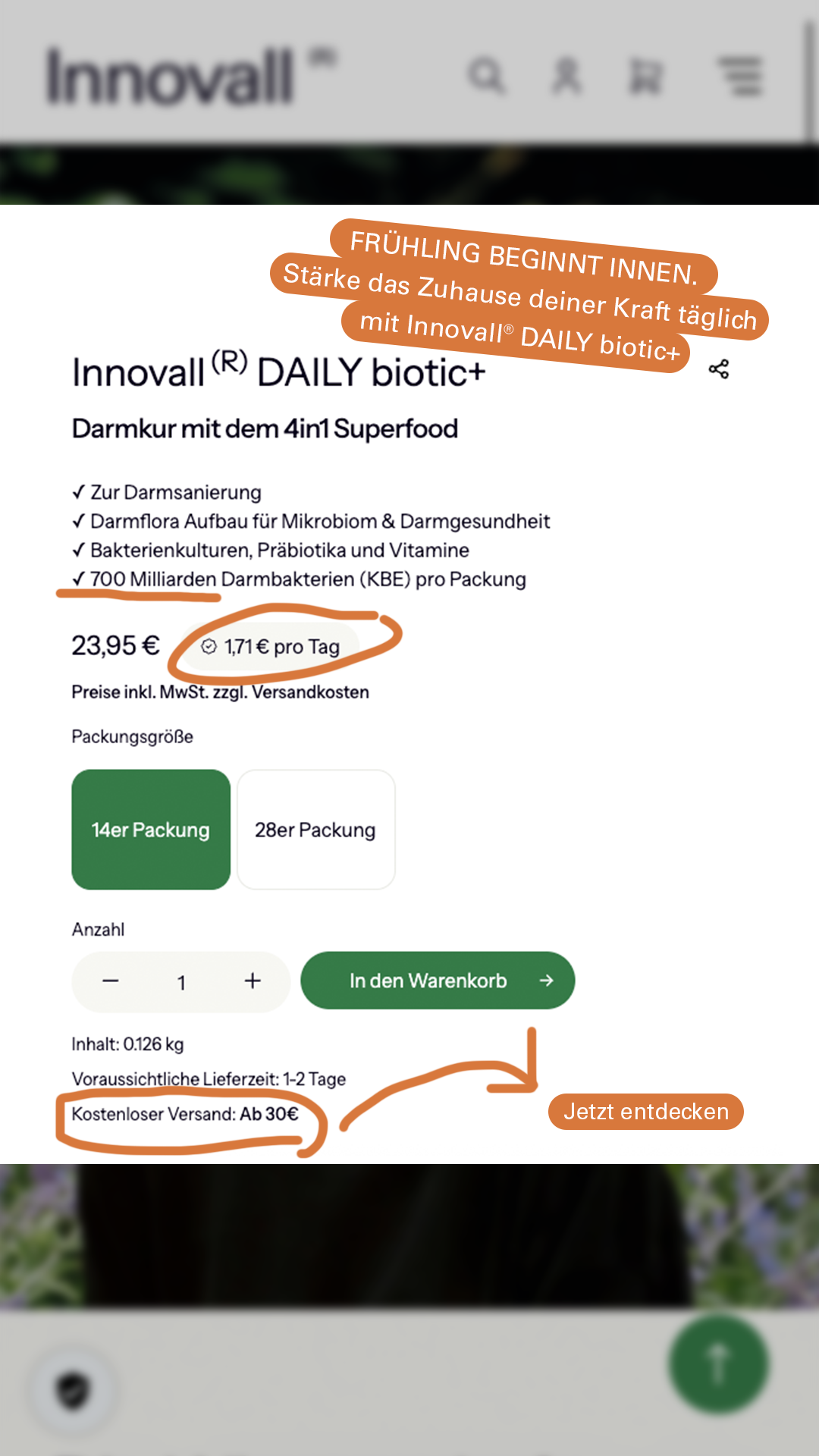 Innovall Facebook ad