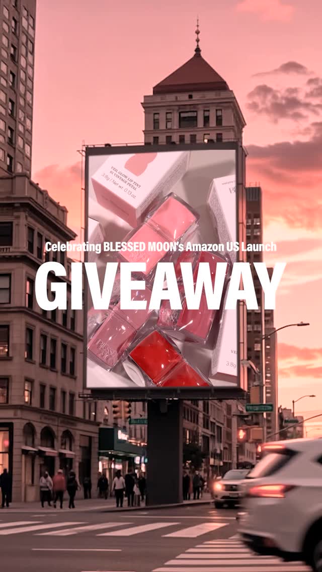 블레스문 Facebook ad: Giveaway Amazon US Launch