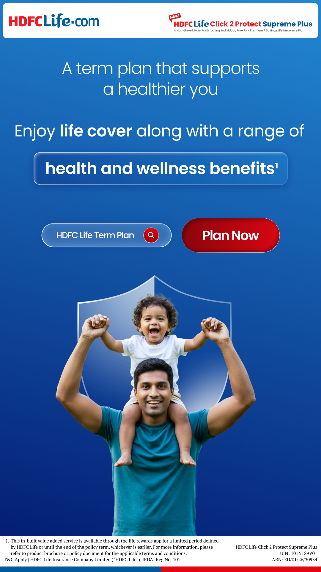 HDFC Life Facebook ad