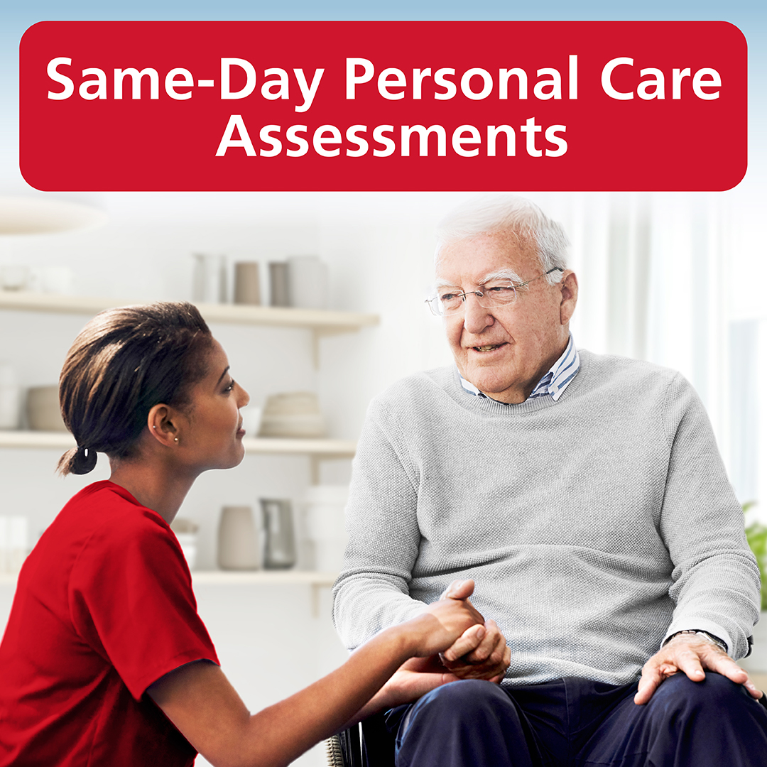 BAYADA Home Health Care Facebook ad: Proactive Care. Safer Outcomes.