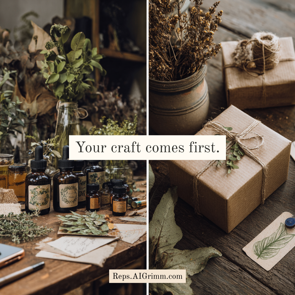 Aromatherapists in Business Facebook ad: Break Free from the Content Creation Grind