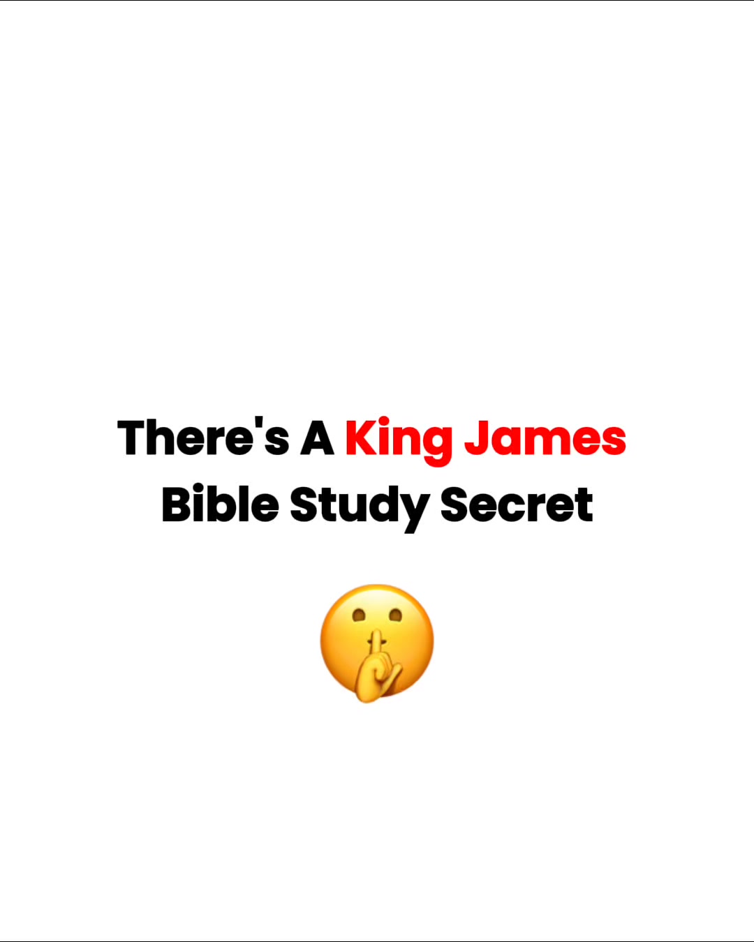 Christian Faith Family Facebook ad: Bible Study Secret From 1611