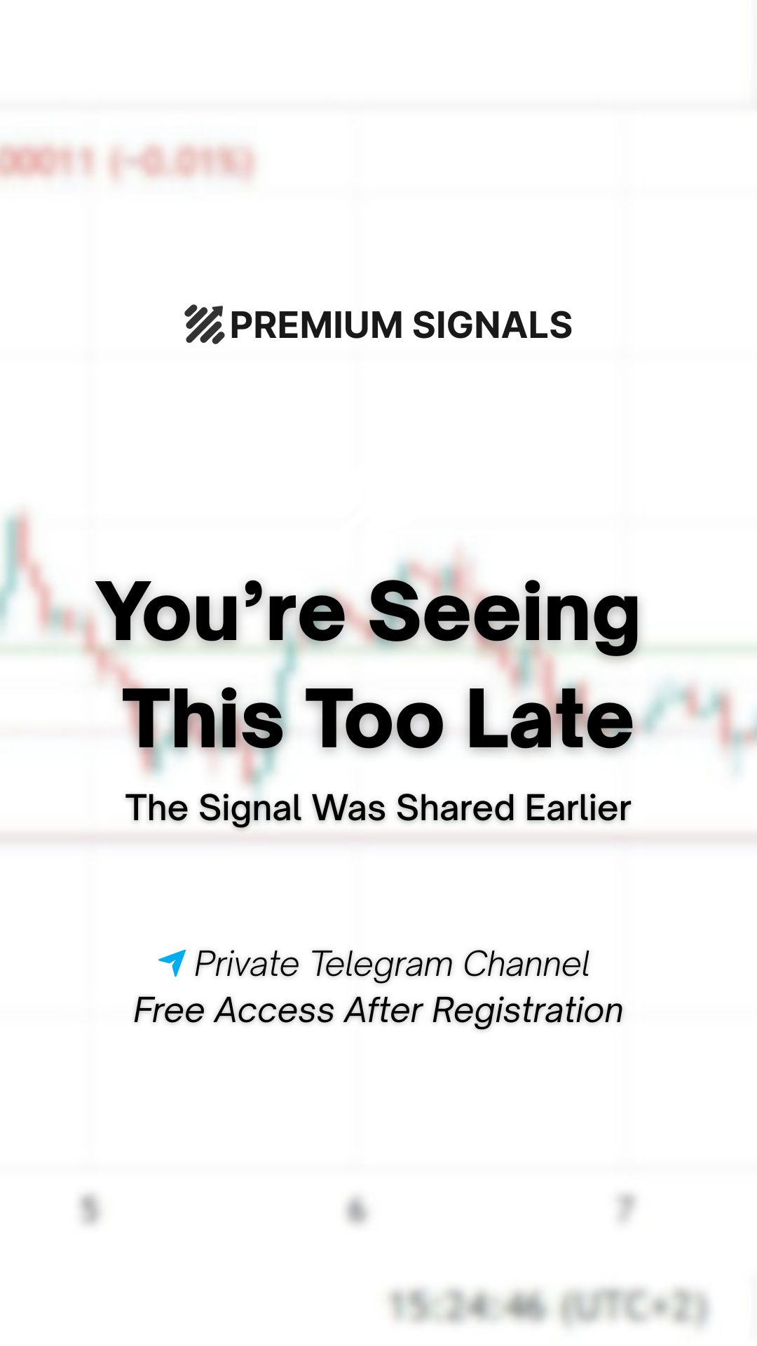 Premium Signals Club Facebook ad