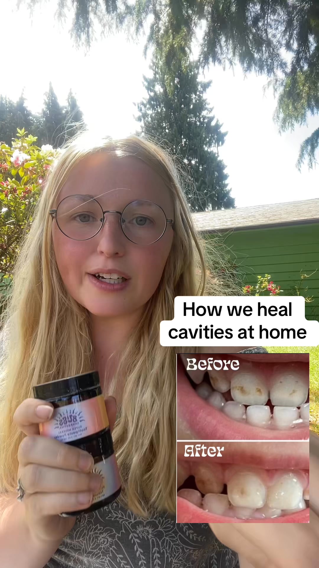 Bliss Energetics Facebook ad: Protect and Strengthen Your Teeth Naturally