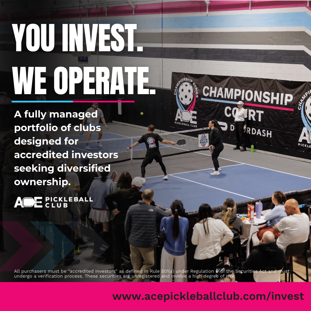 Ace Pickleball Club Facebook ad