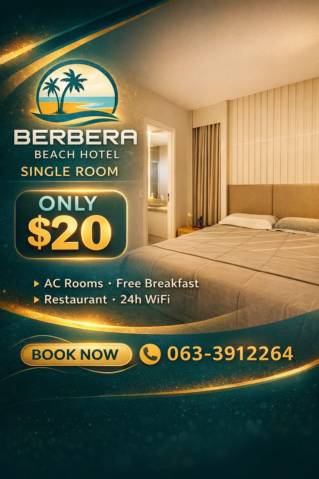 Berbera Beach Hotel Facebook ad: Hotelka Berbera Beach Hotel waxa ay ugu bushaaraynaysaa…
