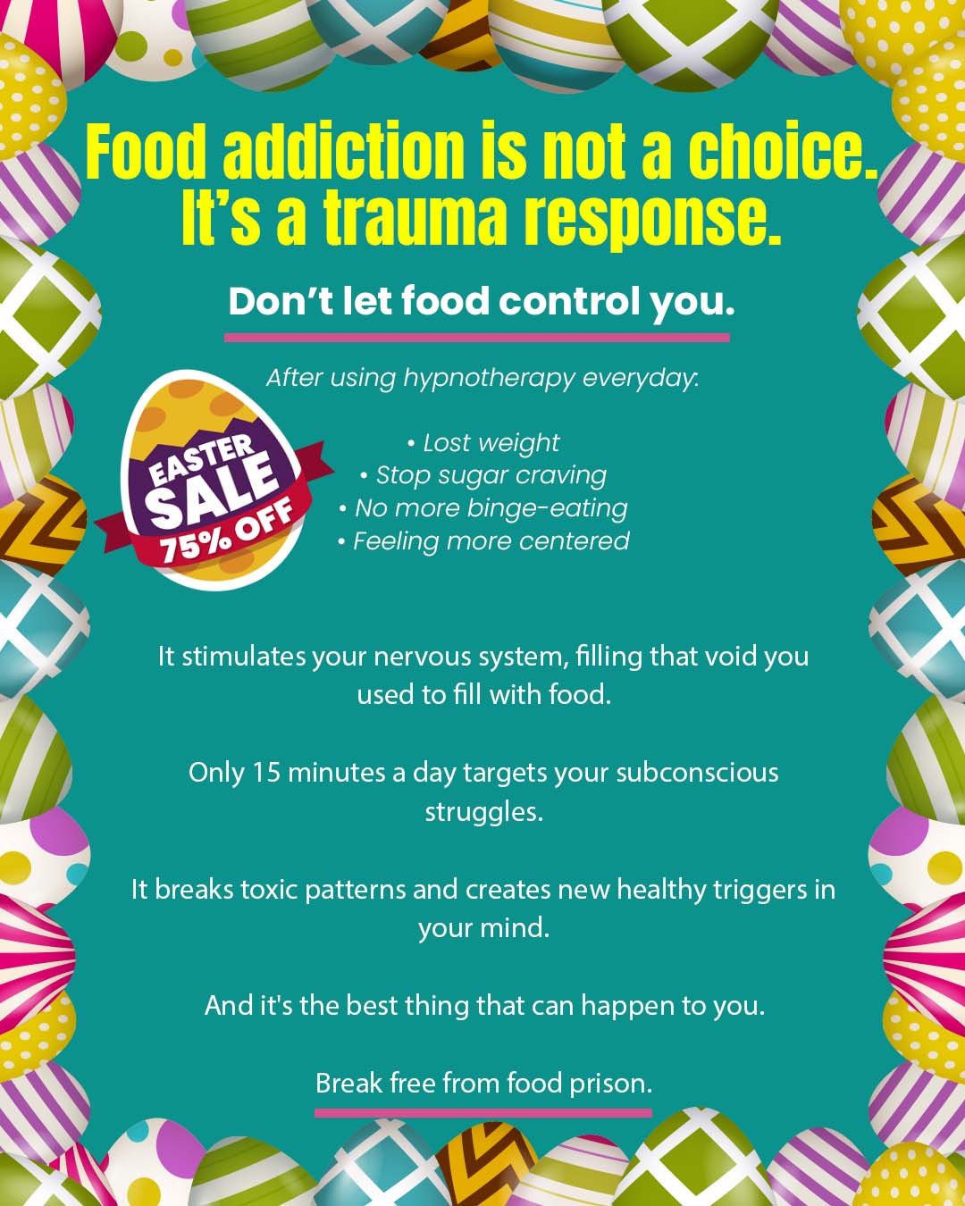Hypnozio: power of hypnotherapy Facebook ad