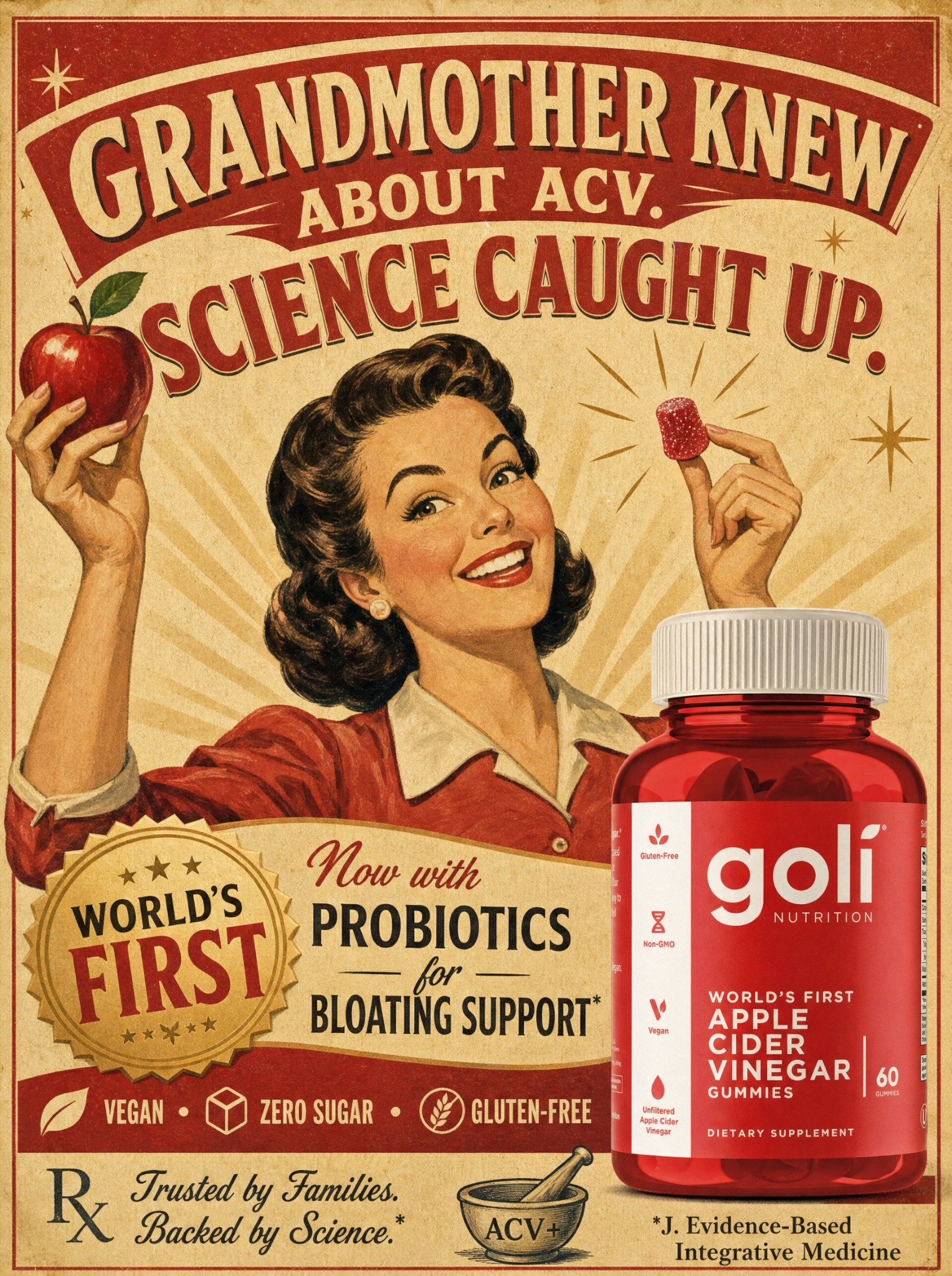 Goli Facebook ad: OVER 60% OFF + 100% FREE Shipping