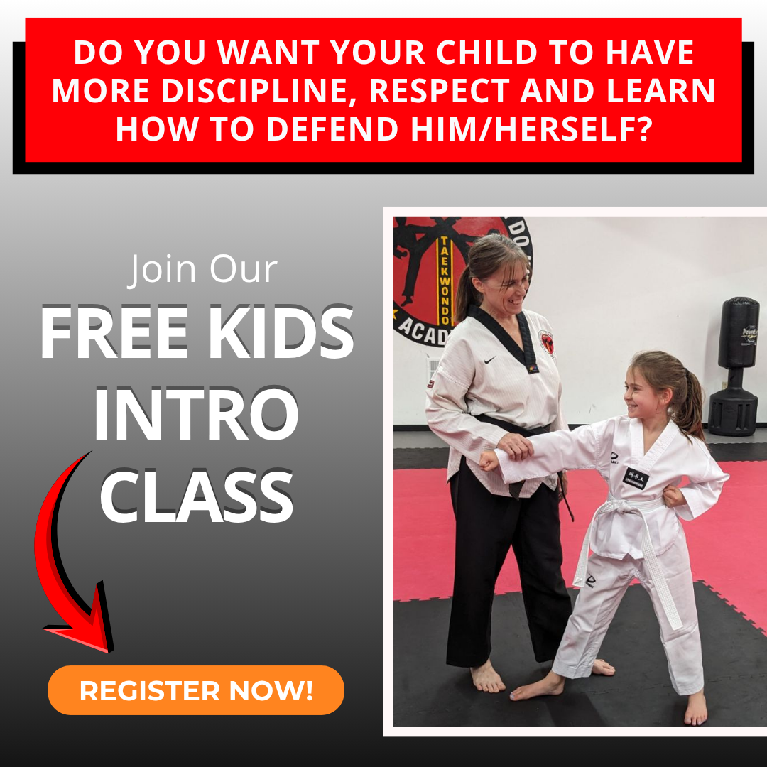 CT Chung Do Kwan Academy Facebook ad: FREE KIDS INTRO CLASS!