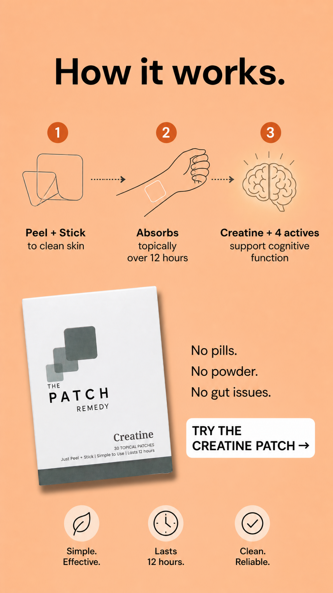 The Patch Remedy Facebook ad