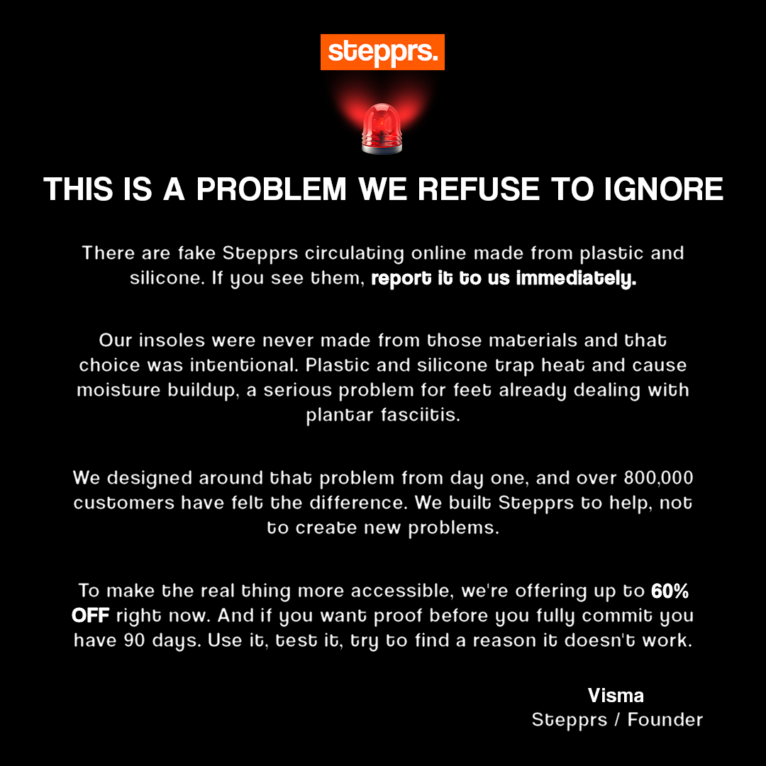 Stepprs Facebook ad