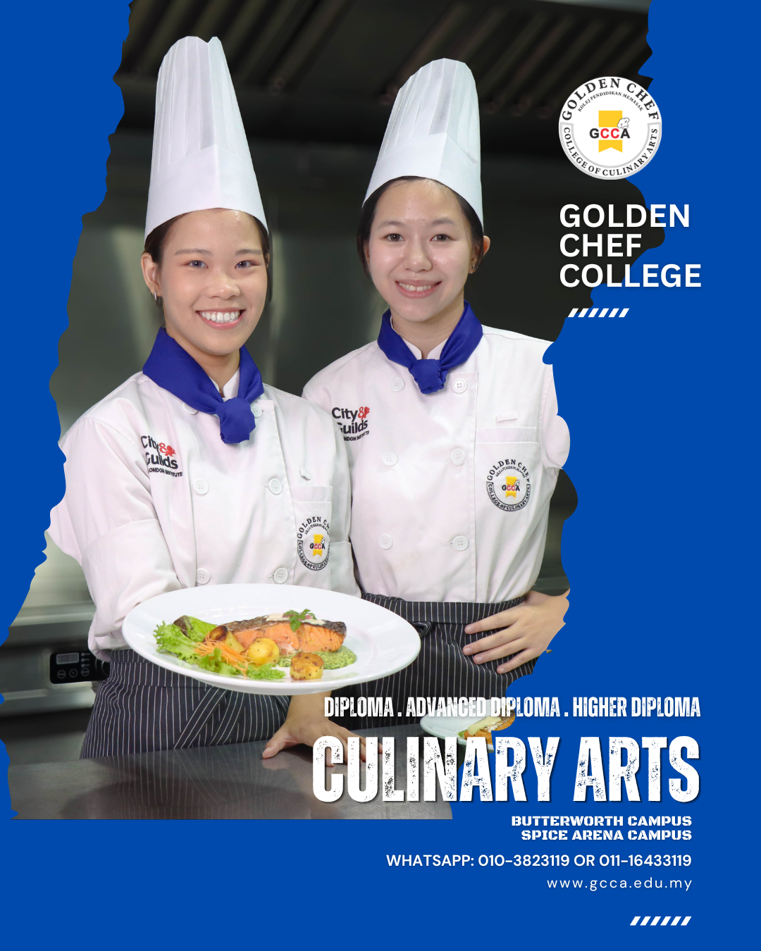Golden Chef Culinary Academy Facebook ad from Apr 7, 2026