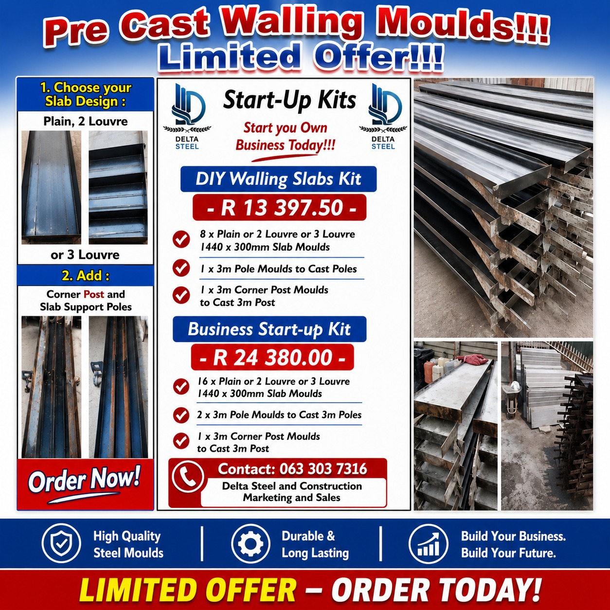 Delta Steel and Concrete Facebook ad