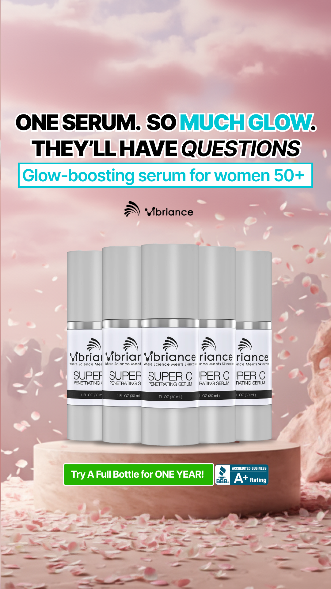 Vibriance Super C Serum Facebook ad