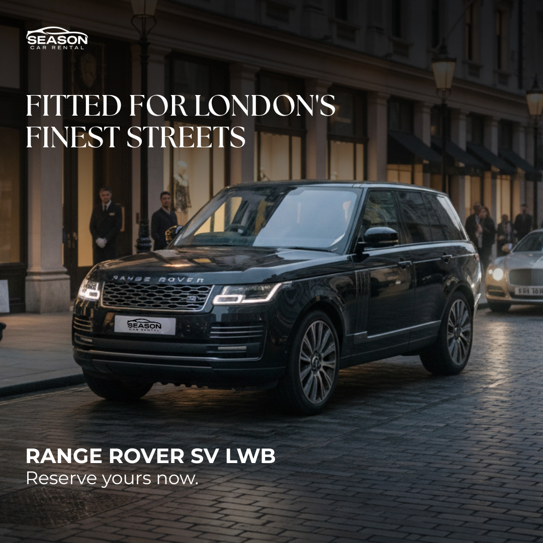 Season Car Rental Facebook ad: London does not need to feel ordinary.