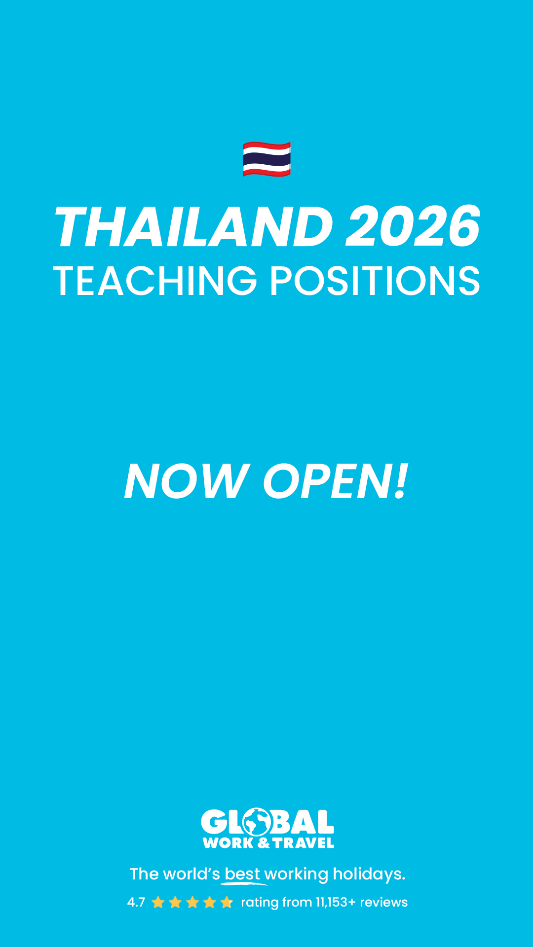 Global Work & Travel Facebook ad