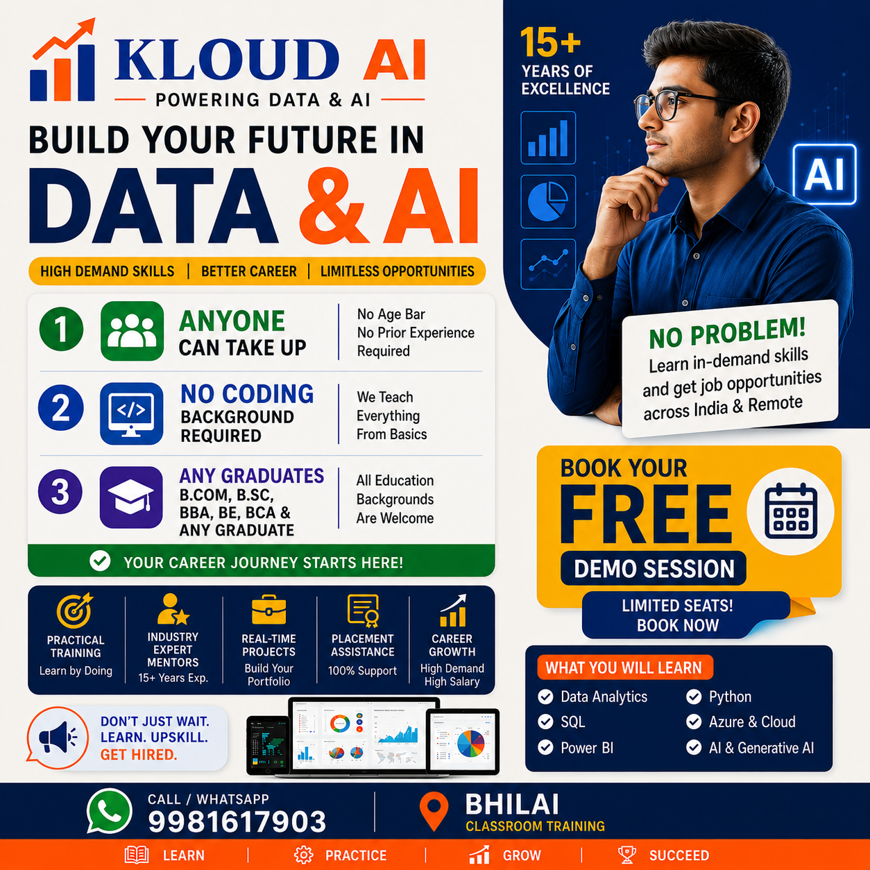 Neha Siby - AI Career Coach Facebook ad: Book Free Demo Class