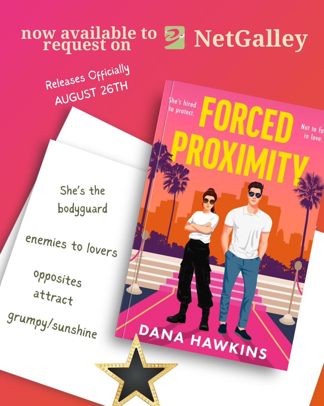 d.hawkinsauthor Facebook ad: FORCED PROXIMITY a new romcom by Dana Hawkins…