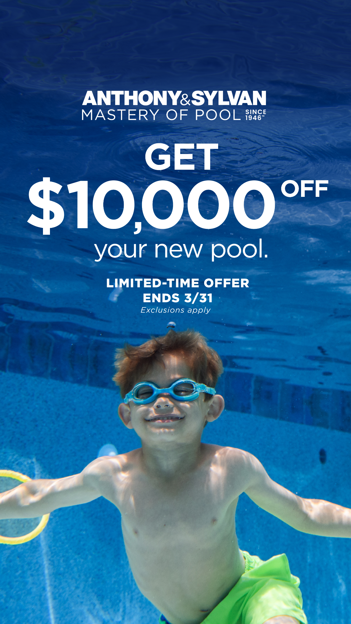 Anthony & Sylvan Pools Facebook ad