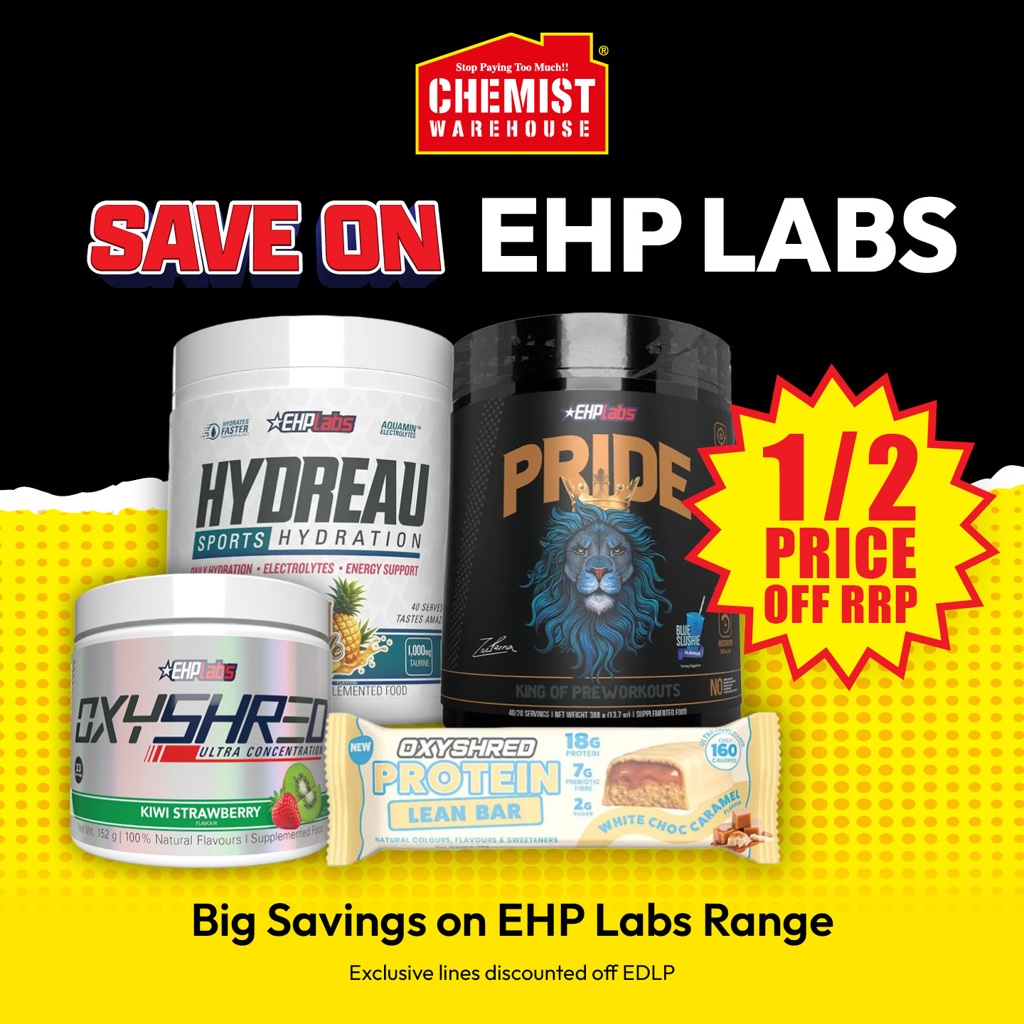 Chemist Warehouse Facebook ad