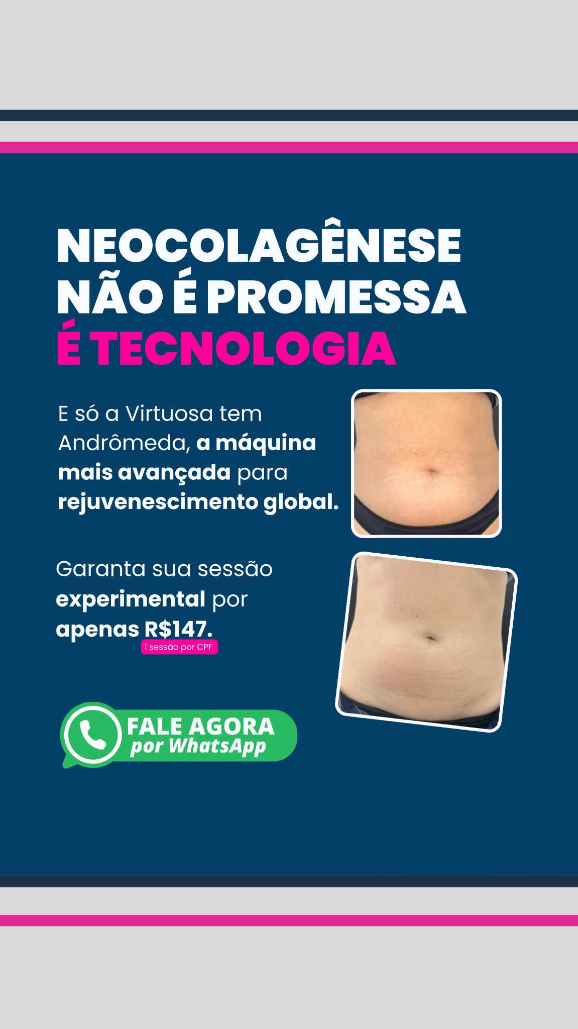 Clínica Virtuosa - Chapecó Passo dos Fortes Facebook ad from Feb 26, 2026