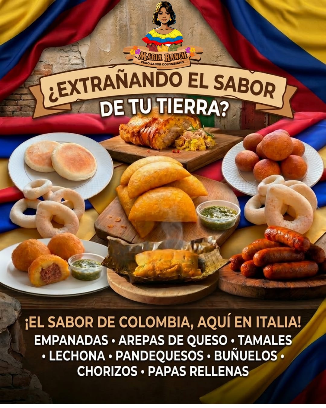 Maria Ranch Facebook ad: ¿Antojo de algo típico?