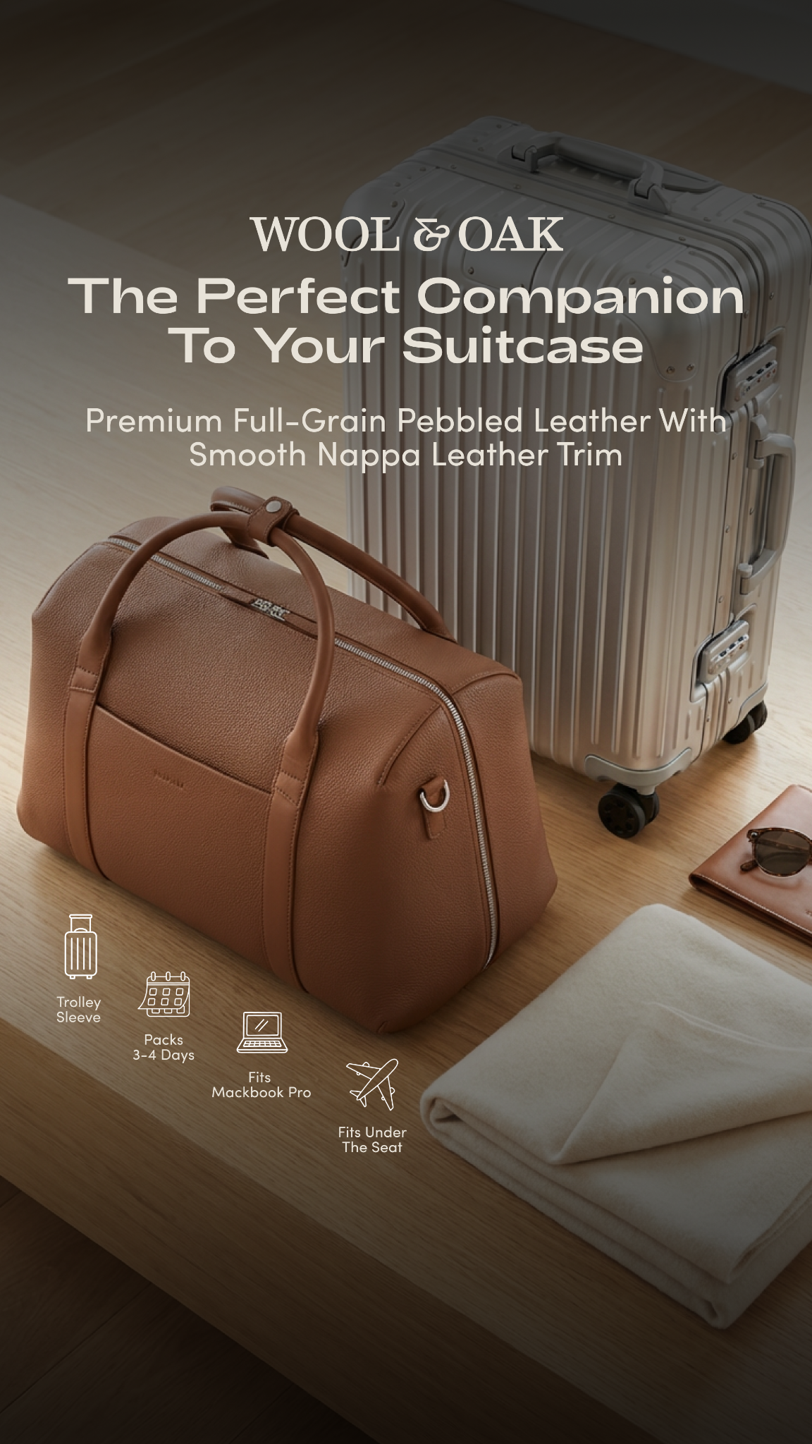 Wool & Oak Facebook ad