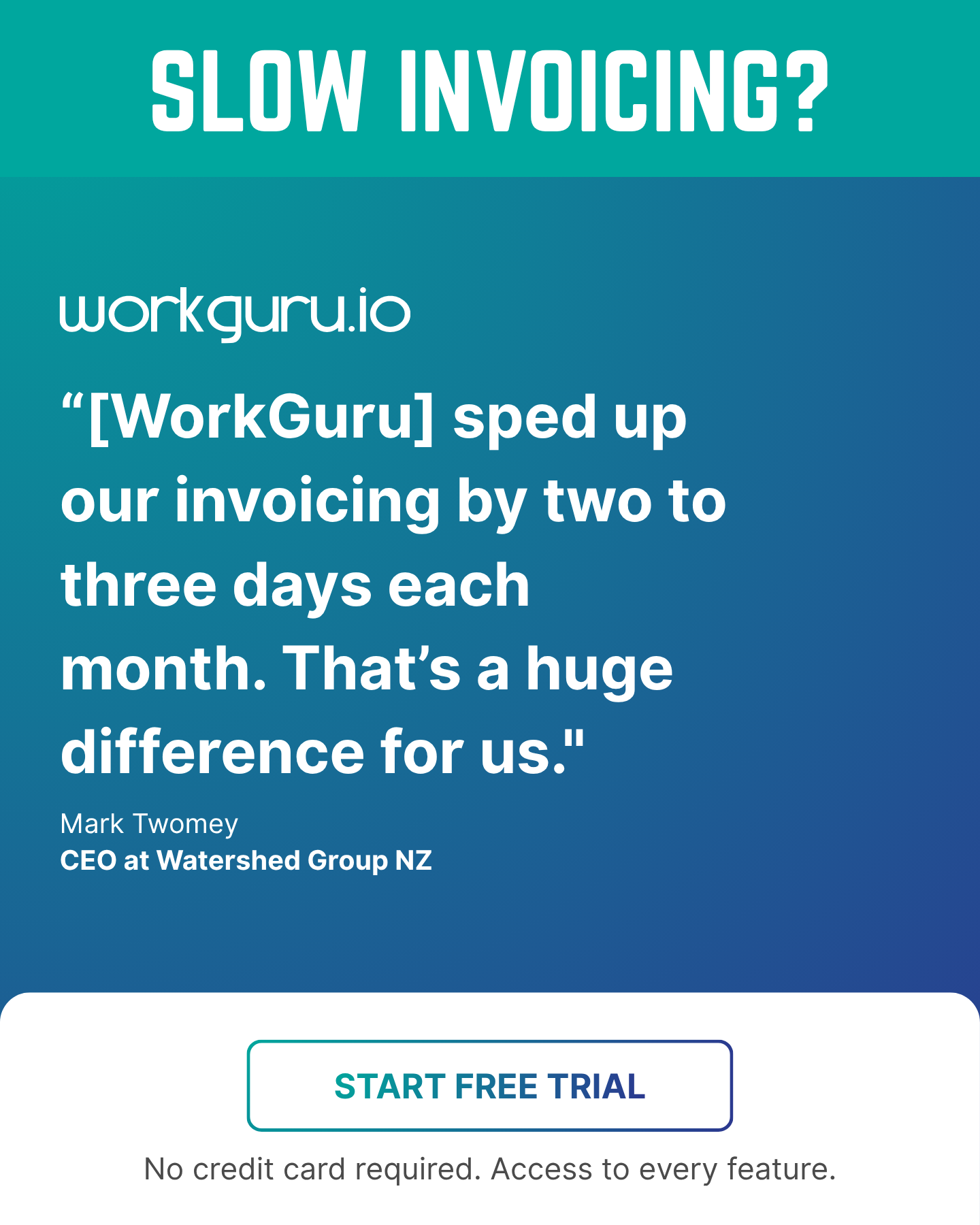 Workguru.io Facebook ad