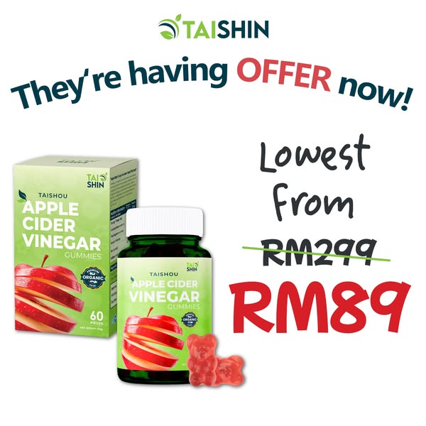 Taishou Apple Cider Gummies Facebook ad
