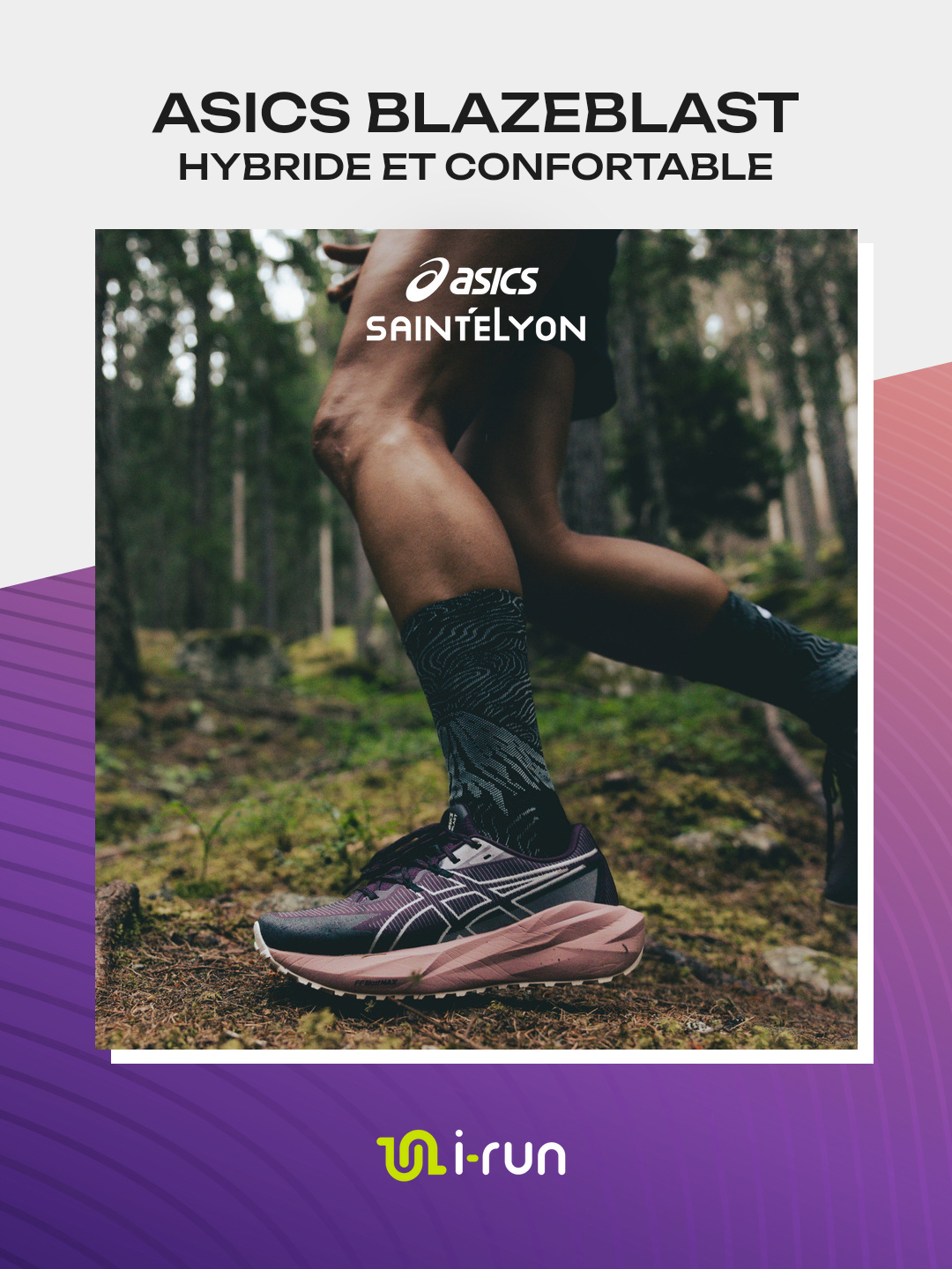 i-Run Facebook ad: Asics SaintéLyon