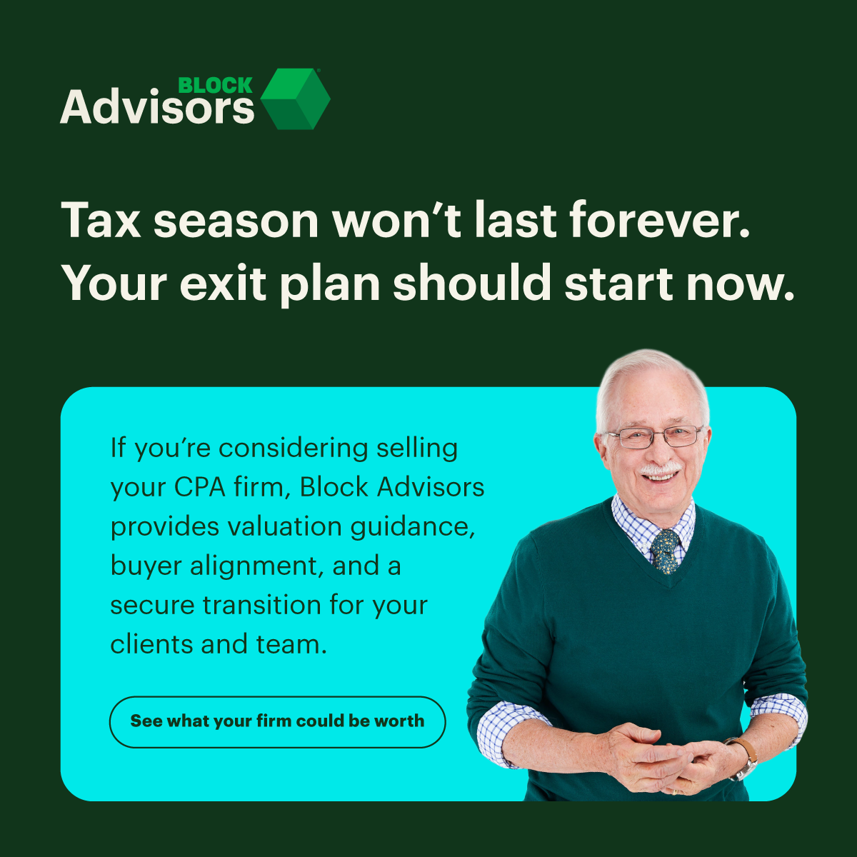 Block Advisors Facebook ad