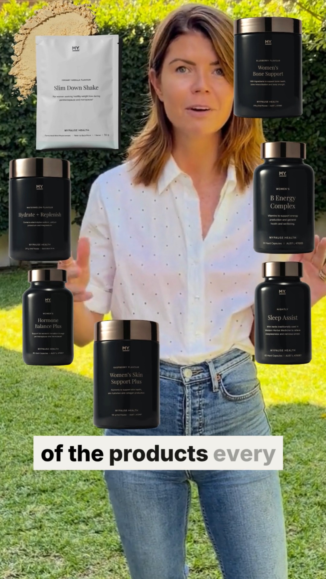 MyPause Health Facebook ad: I didn’t launch MyPause to sell products.
