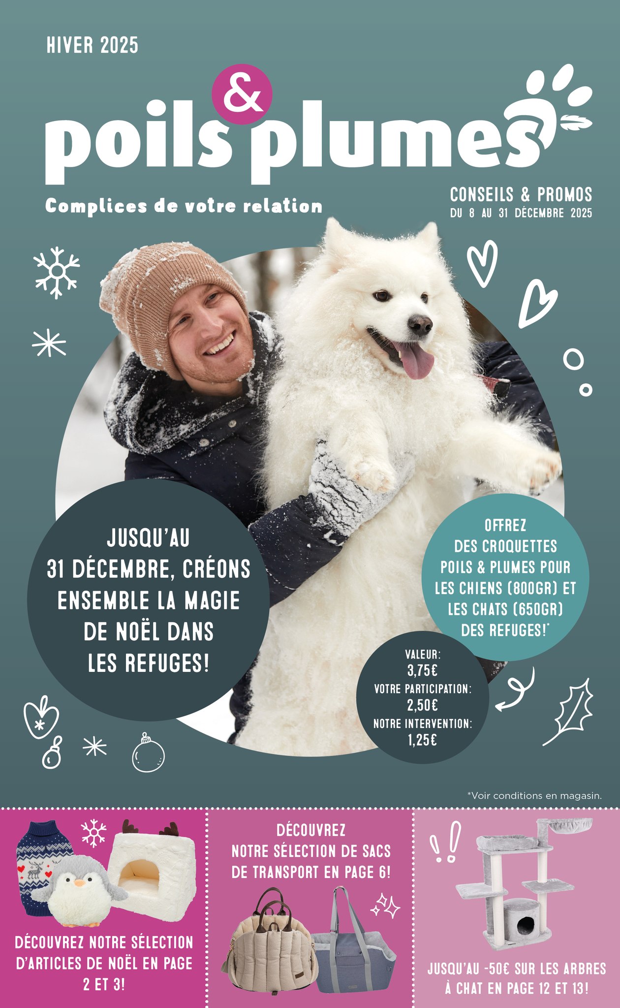 Poils et Plumes Braine-le-Comte Facebook ad: Du 8 au 31 décembre 2025, Poils &…