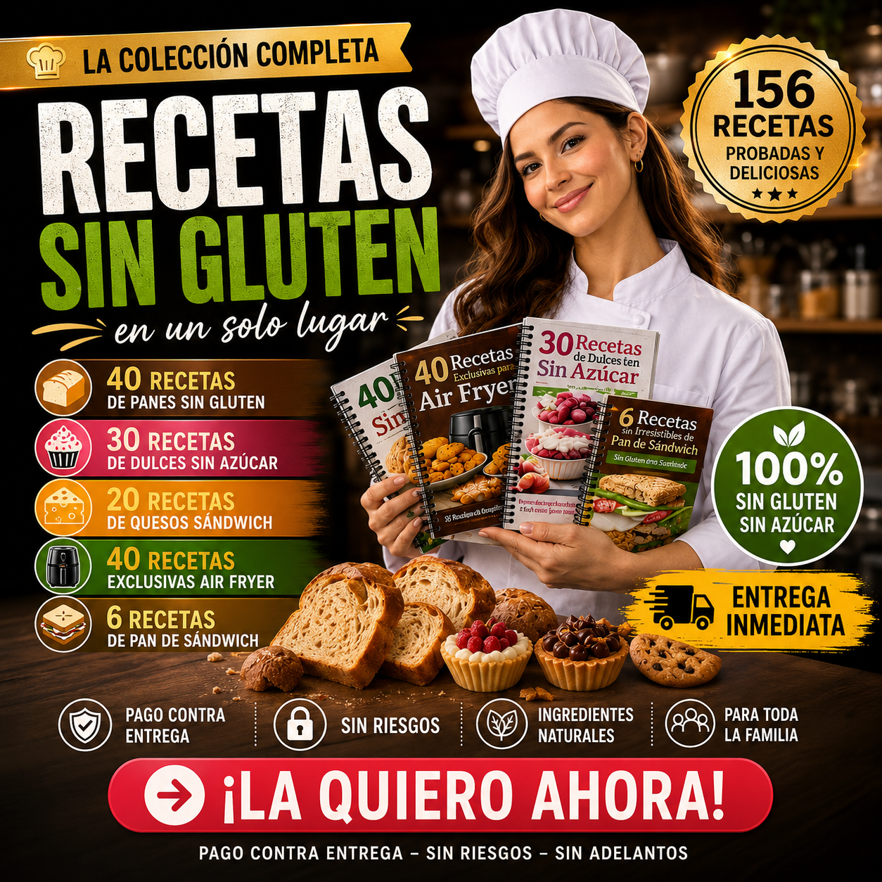 chef valentina roux Facebook ad: ¡Primero Recibe y Luego Paga