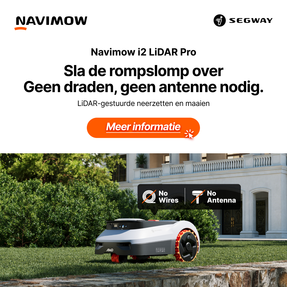 Segway Navimow Facebook ad: Navimow i2 LiDAR Pro