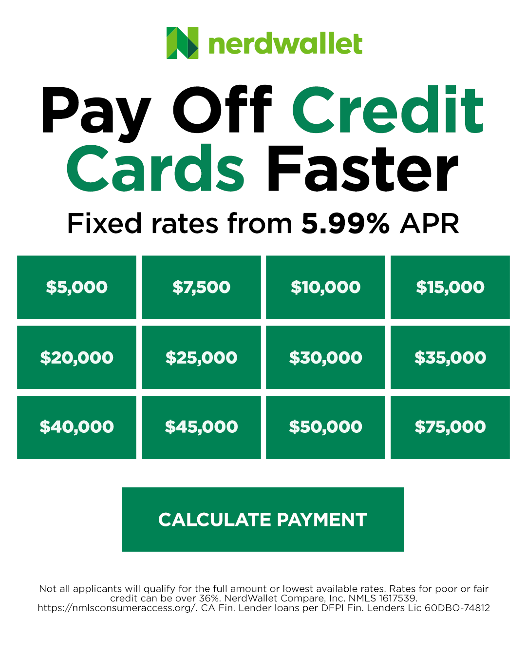 NerdWallet Facebook ad