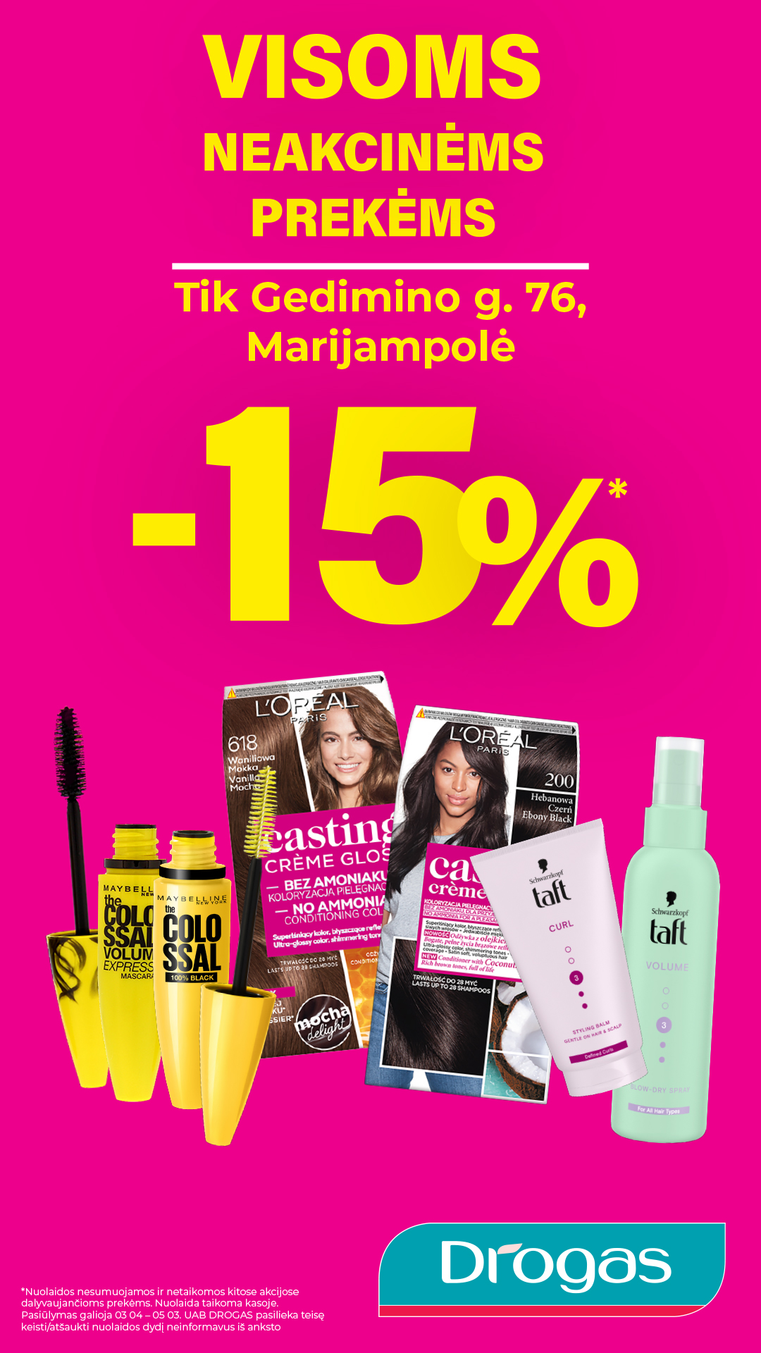 DrogasLietuva Facebook ad