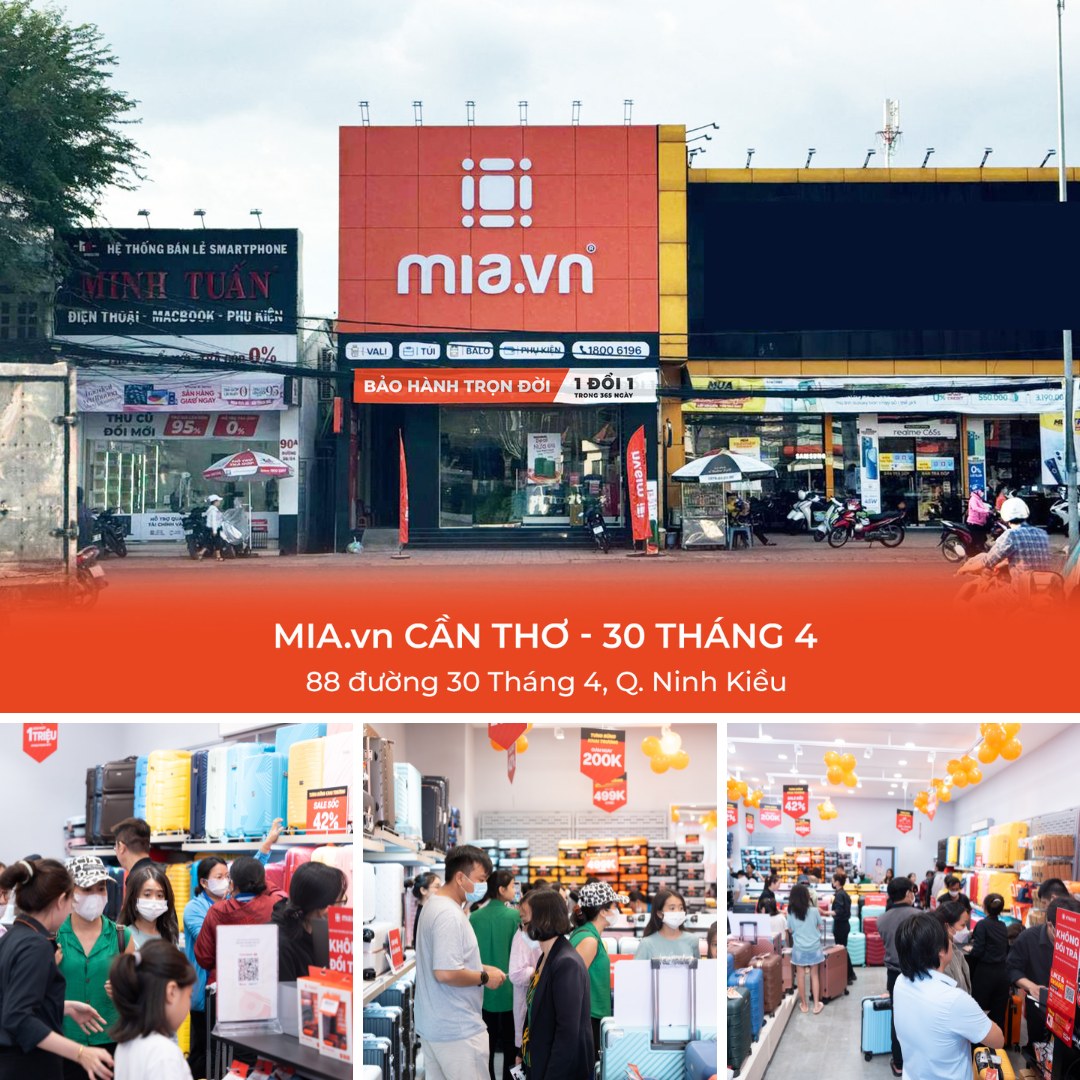 MIA.vn - Cần Thơ 88 Đường 30 tháng 4, Quận Ninh Kiều, TP. Cần Thơ Facebook ad: 5 LÝ DO BẠN NÊN MUA NGAY VALI…