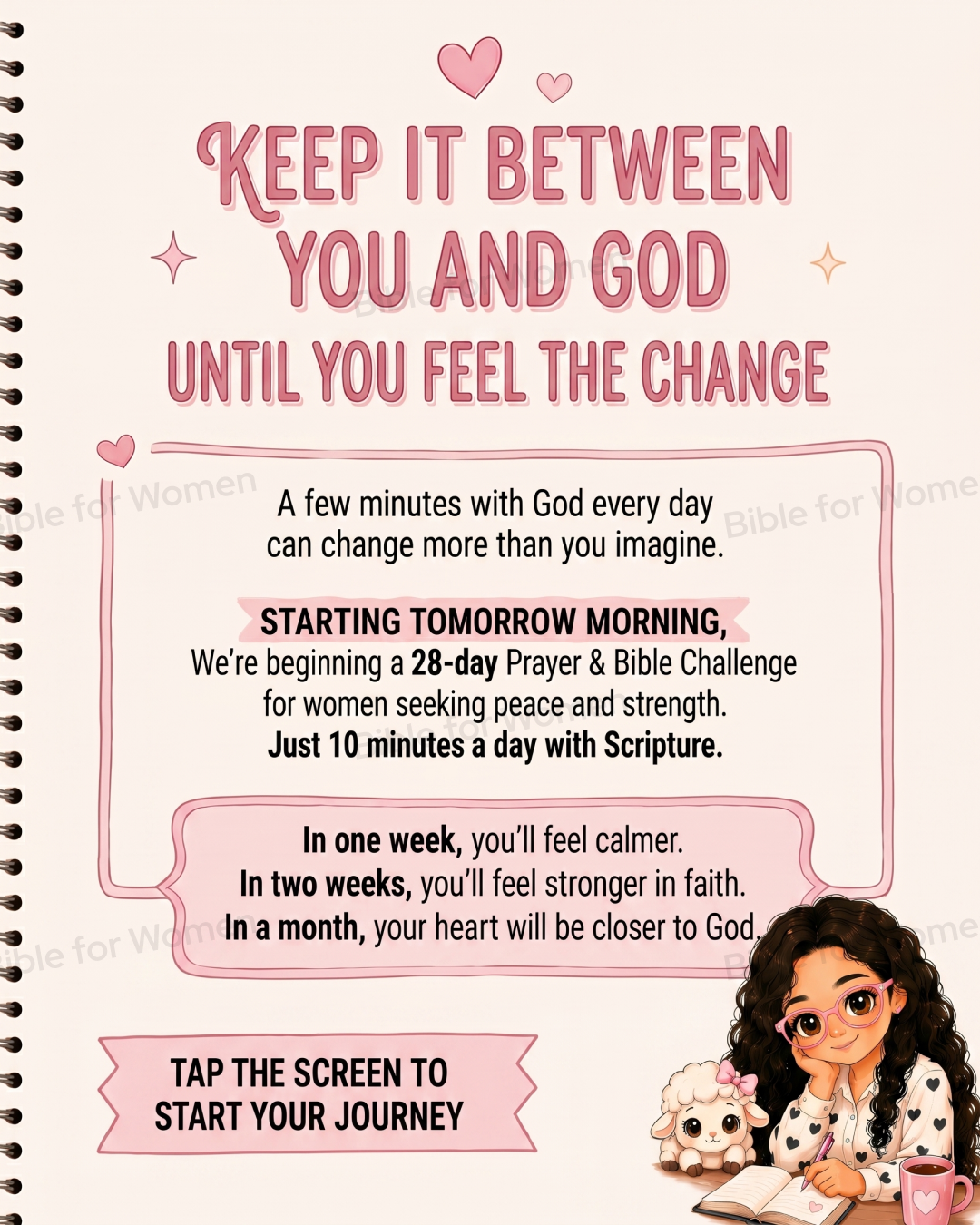 Bibleforwomen Facebook ad