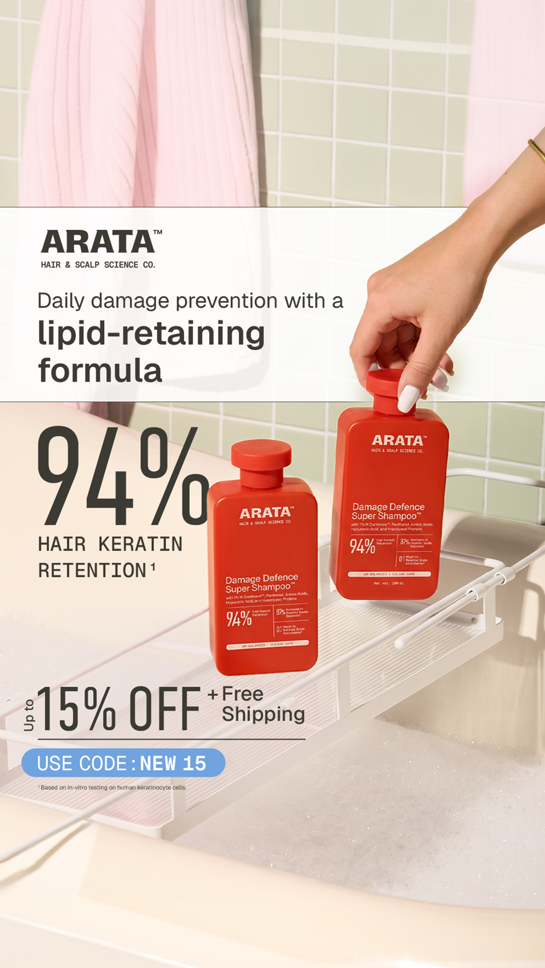  Arata Hair Care Facebook ad