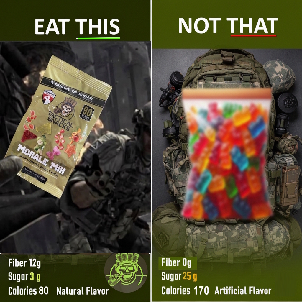 Tactical Snacks Facebook ad