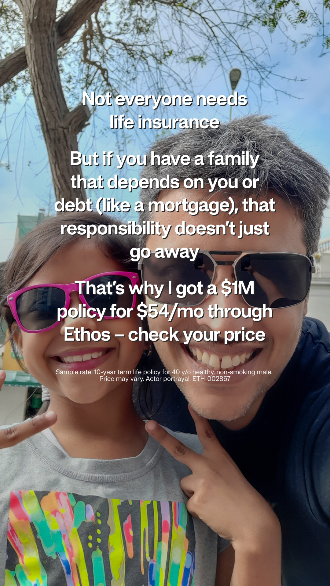 Ethos Facebook ad