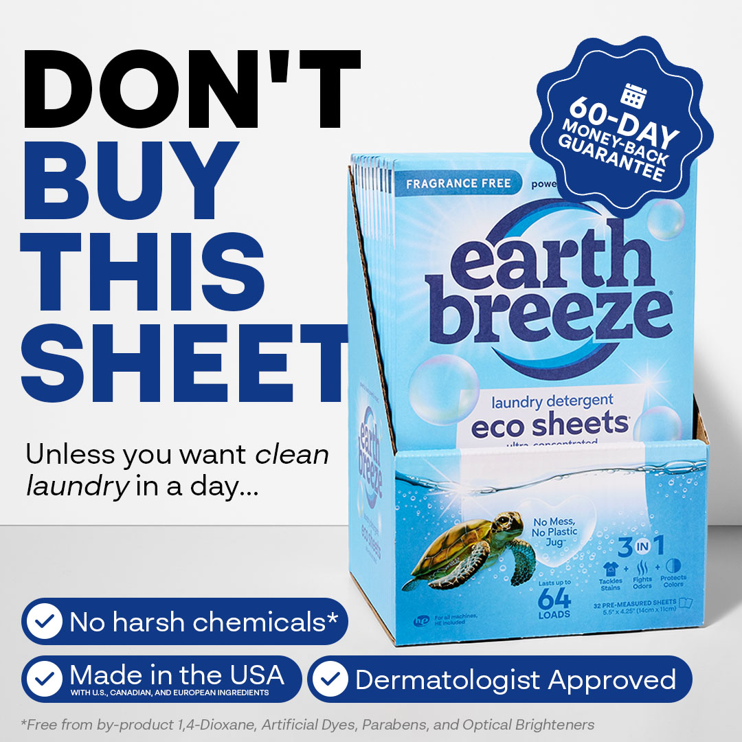 Earth Breeze Facebook ad