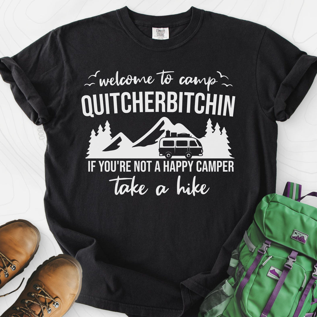 The Grizzly Co Facebook ad: Our Best-Selling Camping T-Shirt are Going Fast!